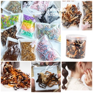 Dây chun buộc tóc nhiều màu sắc siêu dai cho phụ nữ và em bé xinh xắn dễ thương