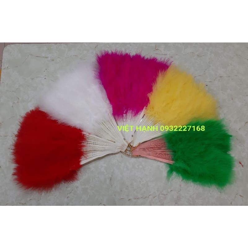 Quạt lông xù-Đồ Hầu Đồng-Trang phuc-Phụ kiện Hầu Đồng
