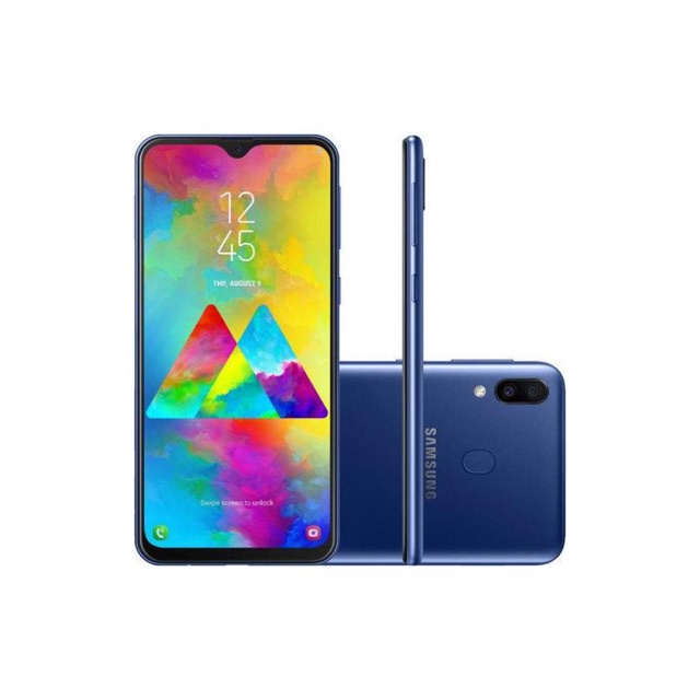 Điện thoại SAMSUNG M20 ram 3gb rom 32gb, chiến game mượt, màn ình to, mới 99, bh 06 tháng