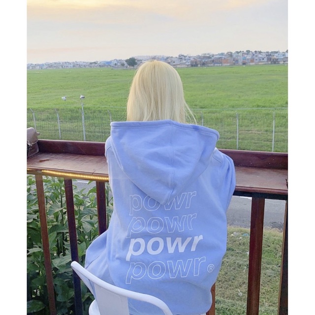 Áo khoác hoodie nỉ bông dưới 60kg - powr 4 màu Daski phong cách nelly ulzzang | BigBuy360 - bigbuy360.vn