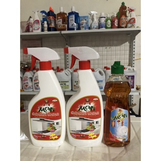 Combo 2 chai tẩy dầu mỡ bếp tặng 1 chai nước rửa chén