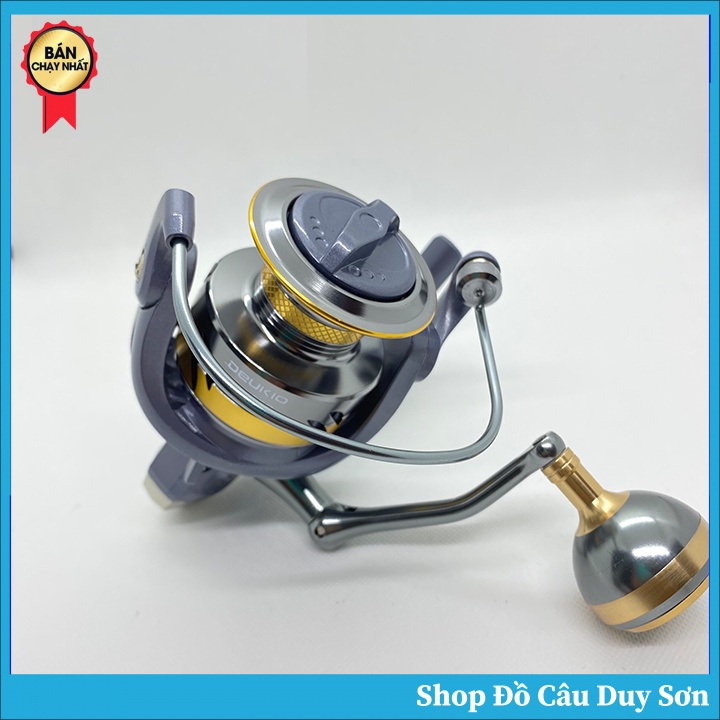 Máy Câu Cá kim loại Deukio AR 2000 - AR 7000 - máy câu lure, máy câu đứng - Cực Chất, Siêu Khỏe