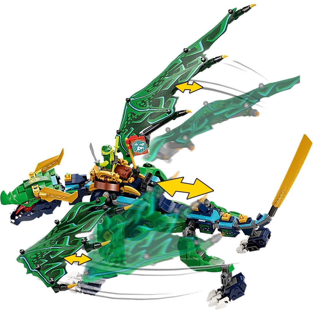 71766 Đồ chơi lắp ráp Iego Ninjago Core Lloyd's Legendary Dragon - Con rồng huyền thoại của Lloyd