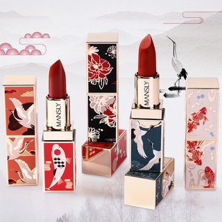Son lì họa tiết cổ mansly limited 6 tone màu cực đẹp