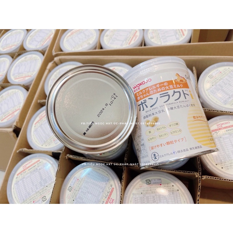 ✈️ Date 9.2025 Sữa Wakodo Bonlact Nhật lon 330g cho bé dị ứng đạm sữa bò✈️✈️✈️✈️