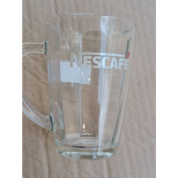 BỘ 6 LY THUỶ TINH NESCAFE CÓ QUAI CẦM 340ml