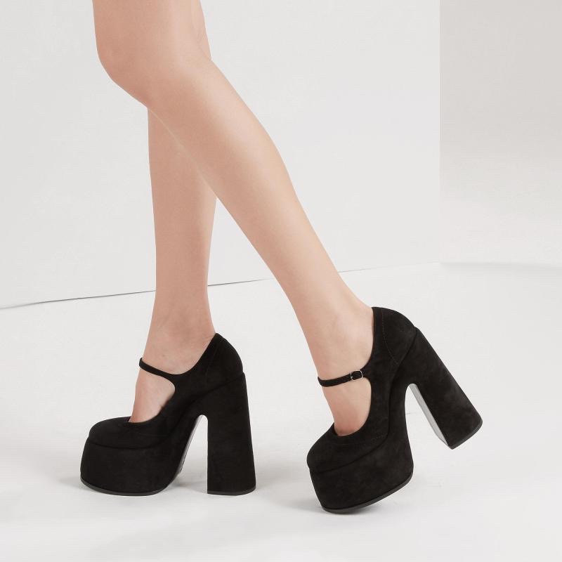 GIÀY CAO GÓT G63 ROSÉ ĐẾ CAO 15CM