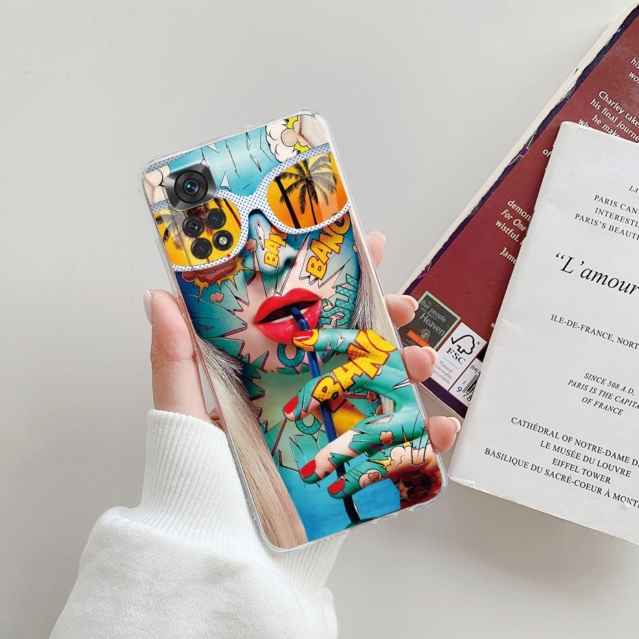Ốp Điện Thoại TPU Dẻo Họa Tiết Hoạt Hình Động Vật Dễ Thương Cho Xiaomi Redmi Note 11 / Note 11S / Note 11 Pro 5G