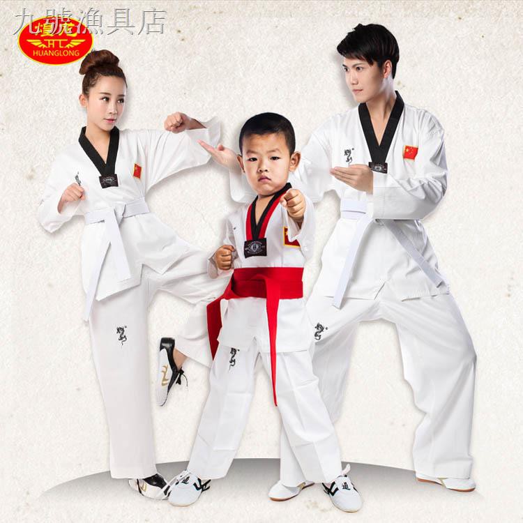 Đồng Phục Tập Võ Taekwondo Chất Liệu Cotton Dành Cho Người Lớn Và Trẻ Em