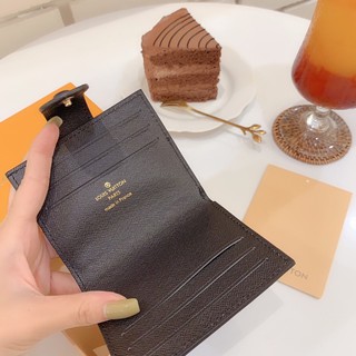 Ví mini da lv cúc bấm 4 màu fullbox