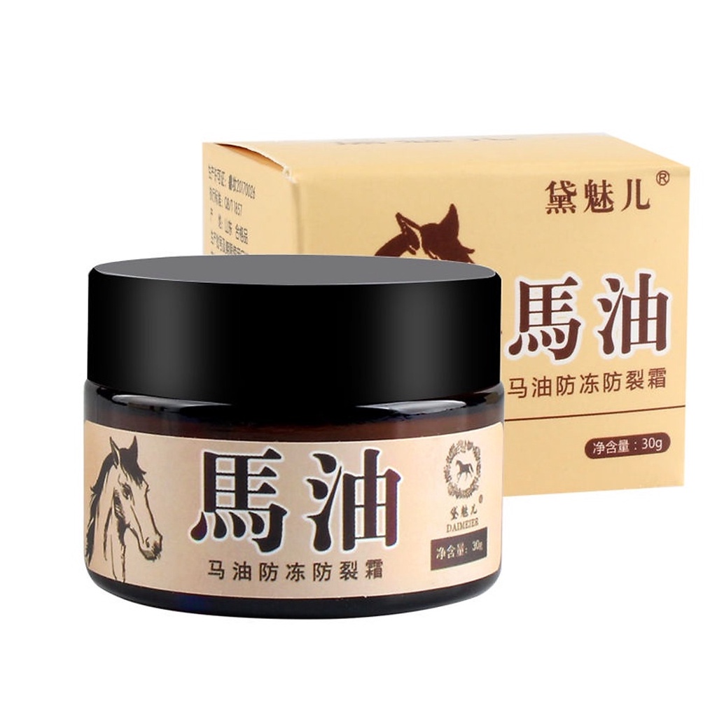 Sỉ- Kem tinh dầu ngựa bôi da giảm bong da tay, chống nứt nẻ da gót chân hiệu quả chính hãng 30g - Hanayuki Asia