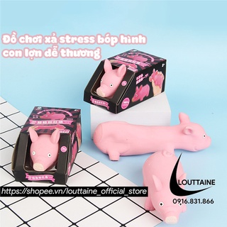Đồ chơi xả stress bóp hình con lợn dễ thương, Con heo xả stress size to chất liệu nhựa TPR đàn hồi giải tỏa căng thẳng