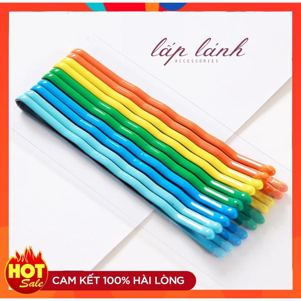 [HOT] KẸP MÁI CẦU VỒNG ĐỦ MÀU SẮC PHONG CÁCH 8X 9X THỜI TRANG CÁ TÍNH NỔI BẬT DỄ THƯƠNG 222KM017