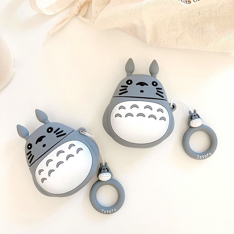 [Mã ELORDER5 giảm 10K đơn 20K] Case airpod - Vỏ bao đựng tại nghe airpod 1/ 2 hình TOTORO chống va đập -Hồng Anh Case