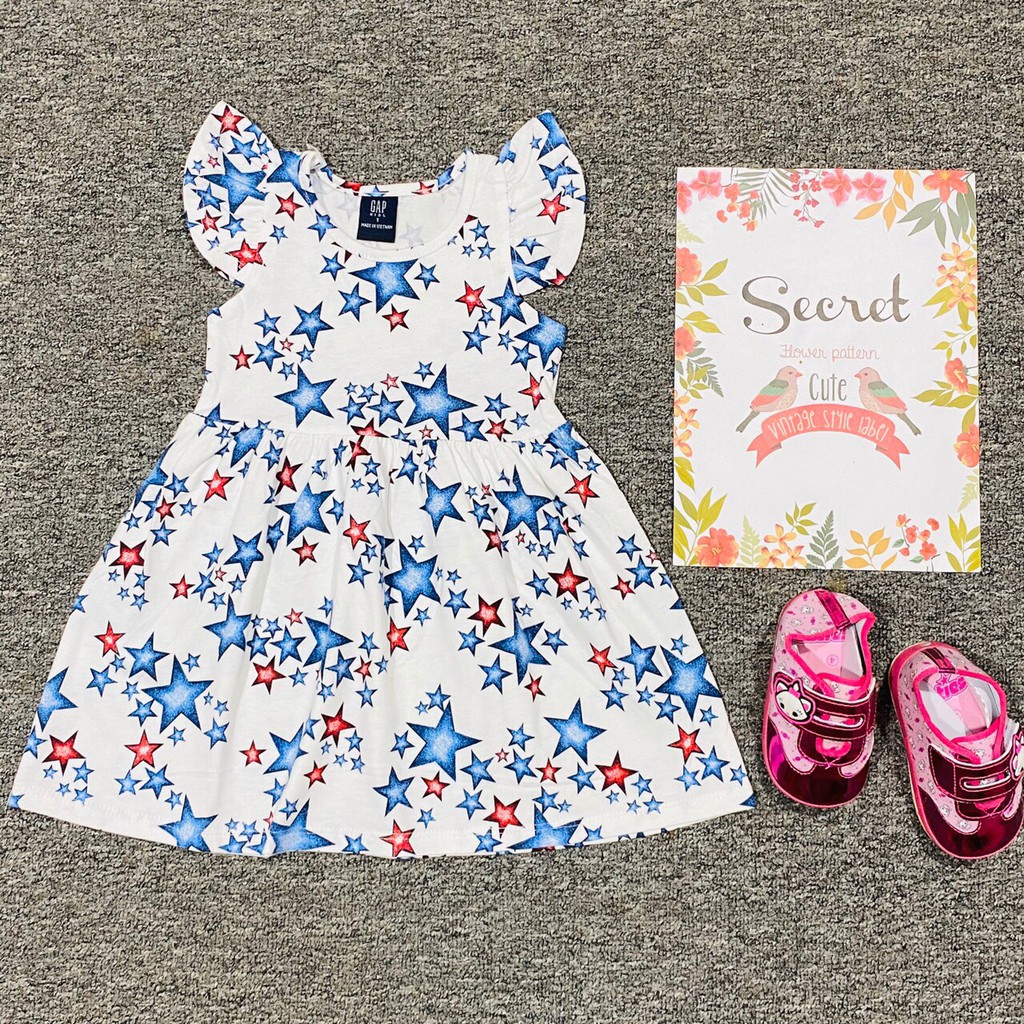 Đầm cotton xinh xắn cho bé gái