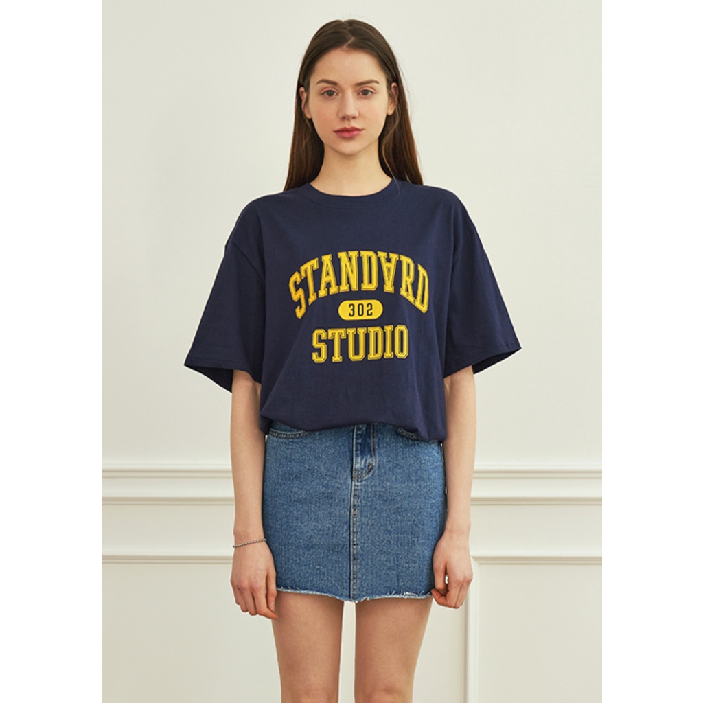 Áo thun tay lỡ COTTON CvC STREETSTANDAR STUDIO dáng unisex NAM NỮ form châu á phong cách HIP HOP Hàn Quốc