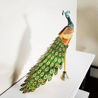 Mô Hình 3D Kim Loại Piececool Con Công P102-NGB (Colourful Peacock) [Chưa Ráp]