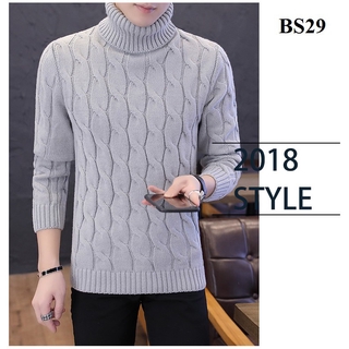 Áo len nam cổ lọ dày BS29