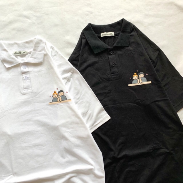 [FREESHIP] Áo Thun POLO Tay Lỡ 💖 Form Rộng Unisex Nam Nữ 💖 Phong Cách Ulzzang Hàn Quốc Couple | BigBuy360 - bigbuy360.vn