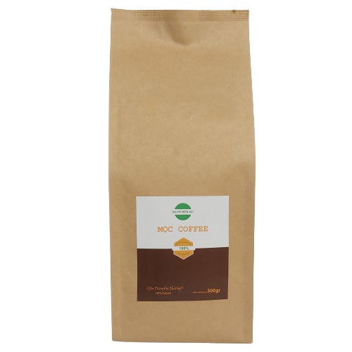 Cafe rang mộc nguyên chất Robusta 500gram [NGƯỜI MIỀN NÚI]