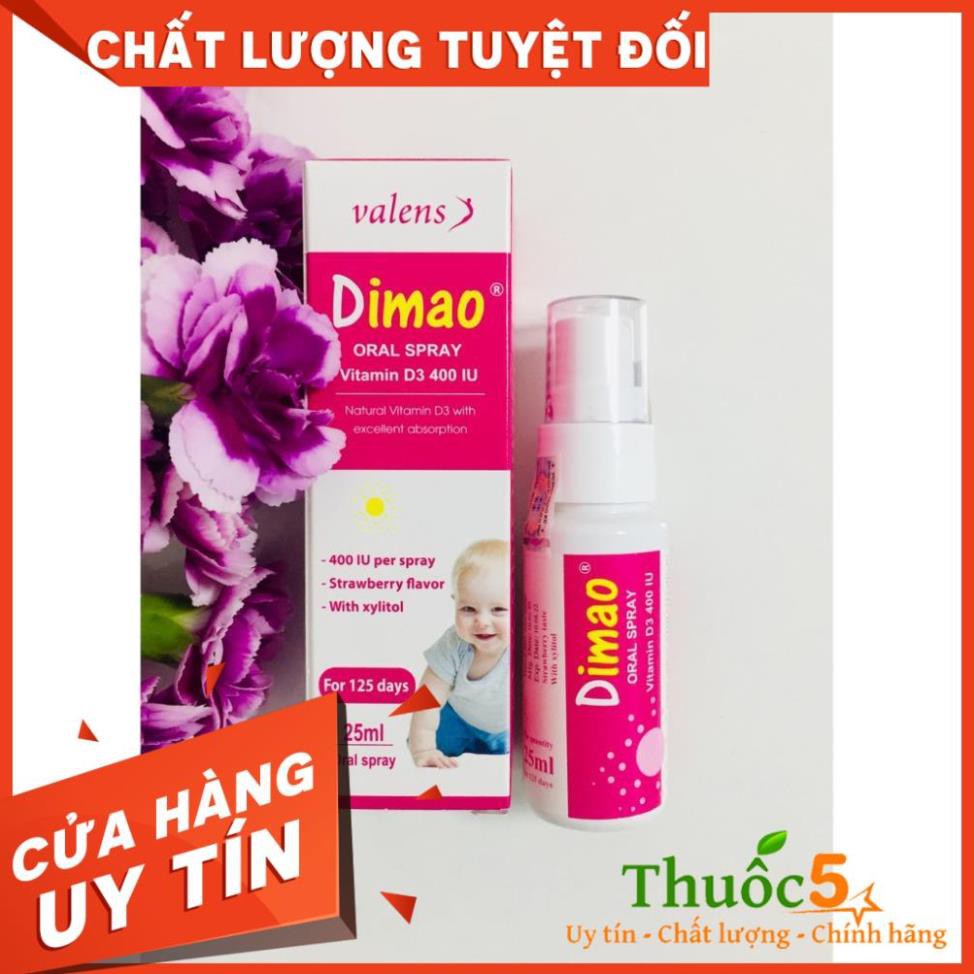 [Giá Gốc] DIMAO VITAMIN D3 400 IU Dạng Xịt [Nhập Khẩu Châu Âu Chính Hãng - Cam Kết Date Xa]