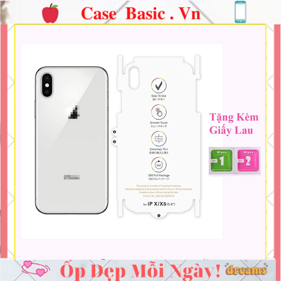 MIẾNG DÁN PPF MẶT SAU IPHONE 6/6s/6plus/7/8/7plus/8plus/x/xs/xs max/11/11/12/13/pro/promax