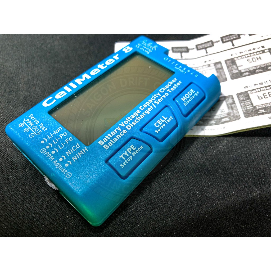 Đo pin - Test Servo - test ESC CellMeter 8