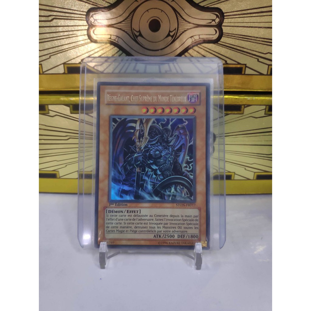 [ Dưa Hấu Yugioh ] Lá bài thẻ bài Reign Beaux Overlord of Dark World - Ultra Rare - Tặng bọc bài nhựa bảo quản
