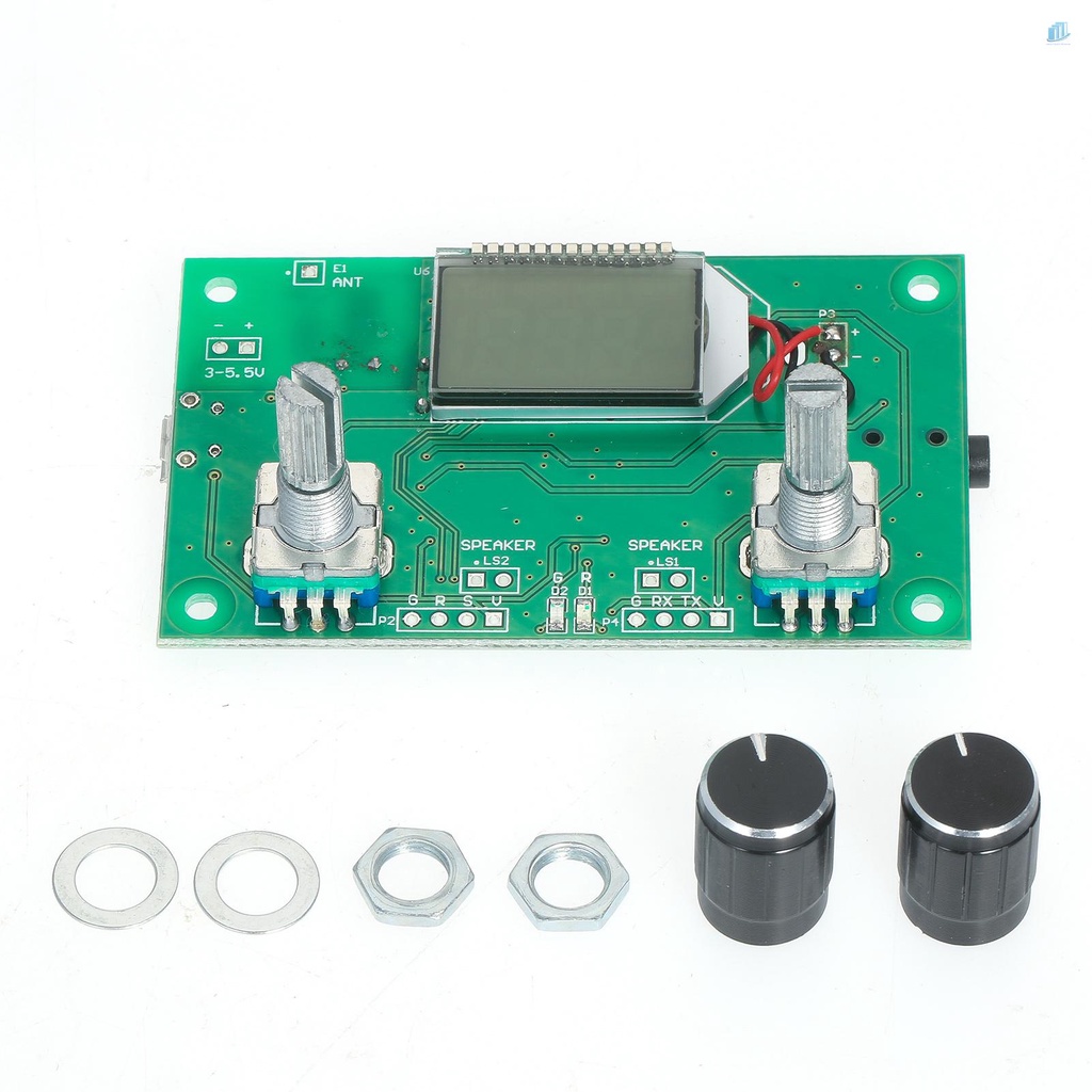 Mô Đun Radio FM Không Dây Màn Hình LCD Kỹ Thuật Số DSP PLL Mô-Đun 76.0MHz-108.0MHz Mini