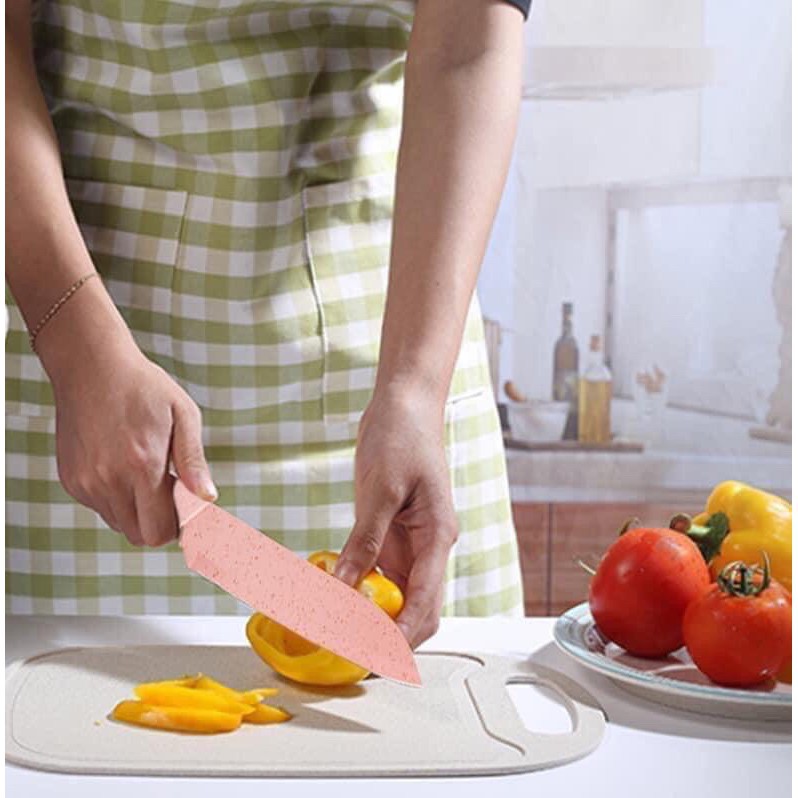 Bộ dao kéo 6 món Everrich Kitchen lúa mạch sịn sò siêu sắc bén - Set dao lúa mạch 6 món Everrich Kitchen