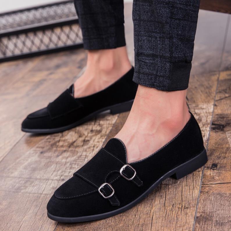 Giày Lười Da Lộn Thời Trang Size 38-44 Dành Cho Nam Giới HPH
