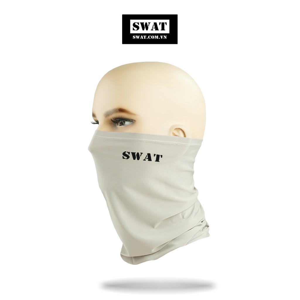 Khăn đa năng SWAT chống nắng, chống gió, chống bụi siêu chất lượng, siêu đẹp màu xám tiện lợi