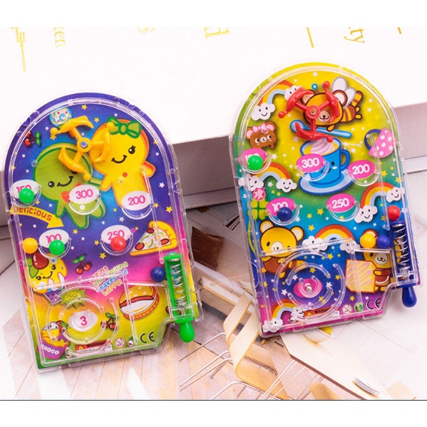 Máy bắn bi pinball mê cung tính điểm cầm tay, đồ chơi sáng tạo giải trí cho bé E868
