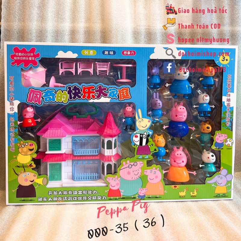 Ngôi Nhà Gia Đình Heo Peppa 000-35 000-36