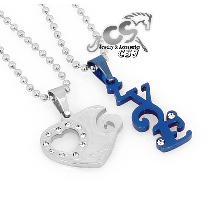 DÂY CHUYỀN CĂP INOX TRÁI TIM CHỮ LOVE MC111 - siêu đẹp chuẩn thời trang