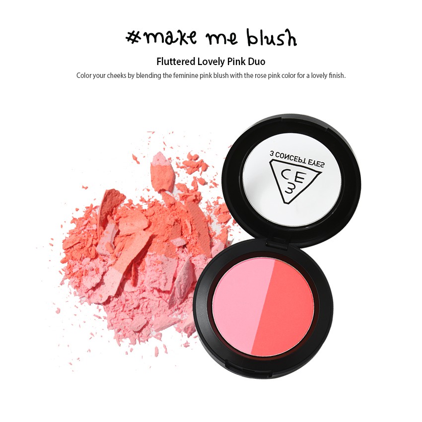 phấn má 3CE DUO COLOR FACE BLUSH