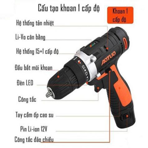 💥[BẢO HÀNH 12 THÁNG]💥 Máy khoan bắt vít không dây 12V HÀNG CHÍNH HÃNG💥SIÊU HOT💥