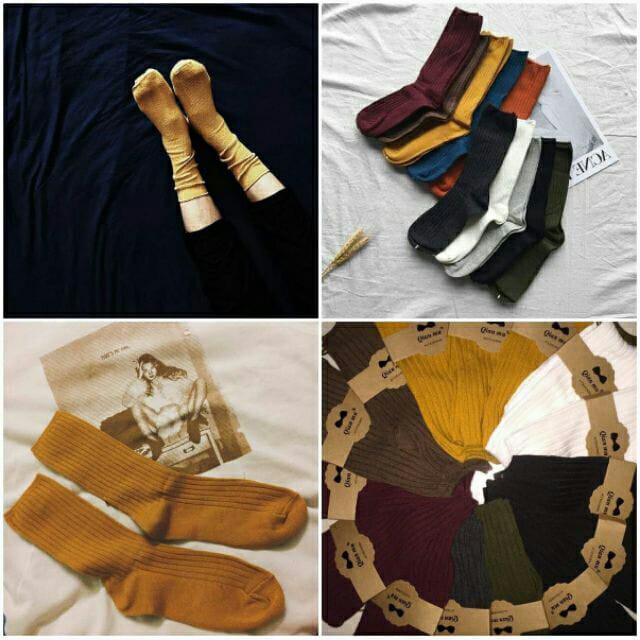 vớ vintage cao giữa bắp chân