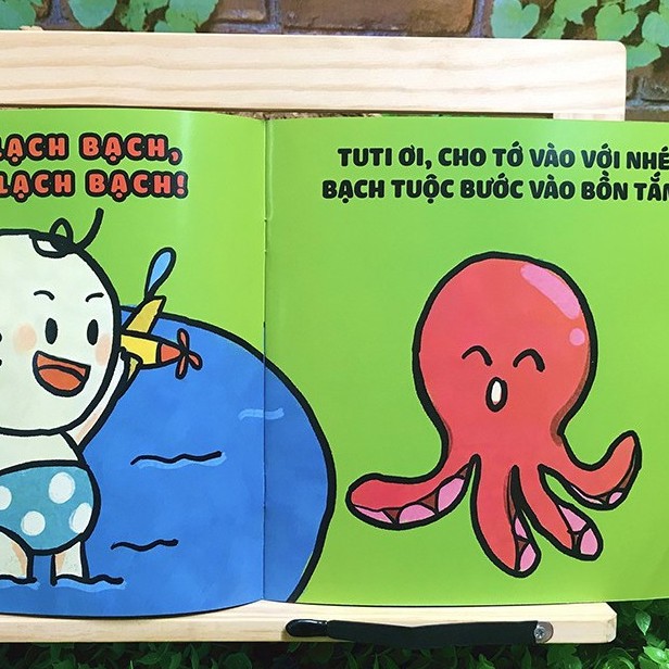 Sách - Ehon Kể Chuyện - Tuti Tuti - Rắm, Bủm Bủm (1-6 tuổi)