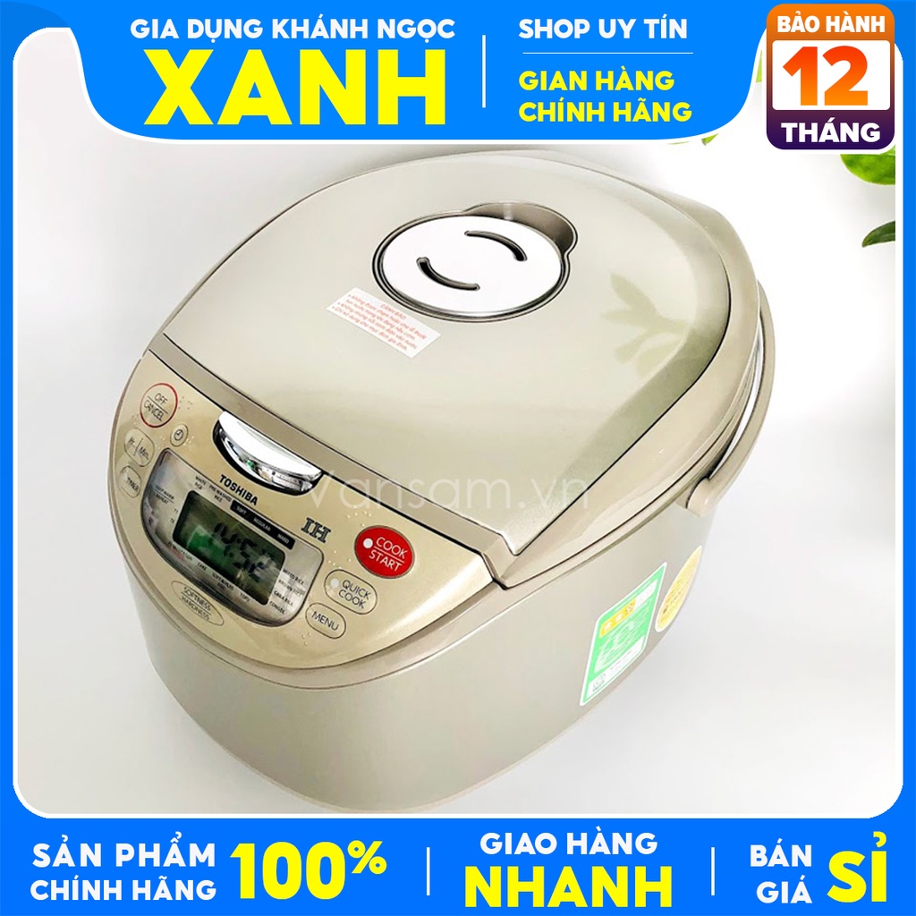 Nồi cơm điện cao tần Toshiba 1.8 lít RC-18RH(CG)VN Mới 100% Chính Hãng -SX THAILAN-Công suất:1250 W -BẢO HÀNH 12 THÁNG
