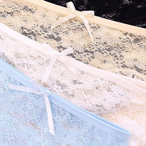 Quần lót nữ sexy Hoàng Oanh vải ren thoáng mát hoa đính nơ - 3808 | BigBuy360 - bigbuy360.vn