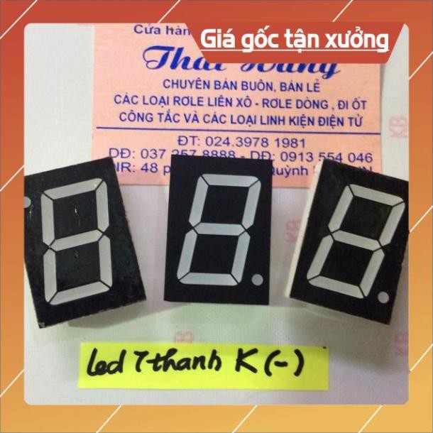 . Led 7 thanh 4 x2.8 cm K(-) giá 5 chiếc ..