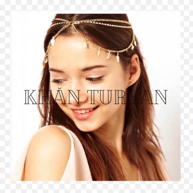 Bờm tóc bohemian - Vòng đội đầu head chain boho style - Khăn turban
