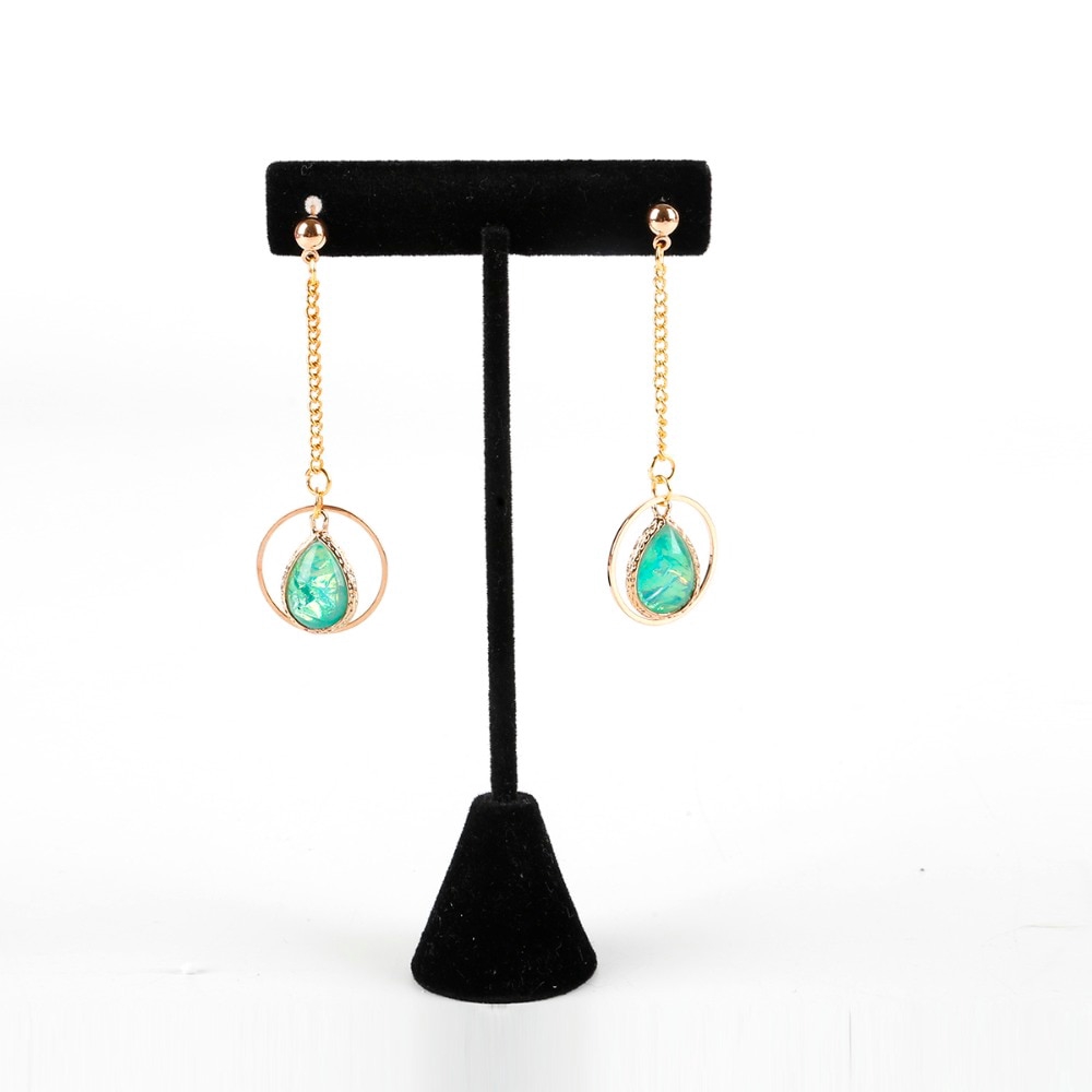 Mặt dây chuyền hình giọt nước bằng resin dùng làm trang sức diy