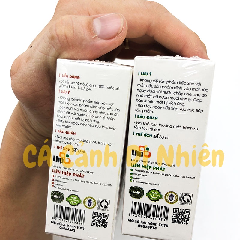 Vi Sinh KOIKA BAC+ Clear PSB Tăng giảm PH cho hồ cá cảnh chai 30ML