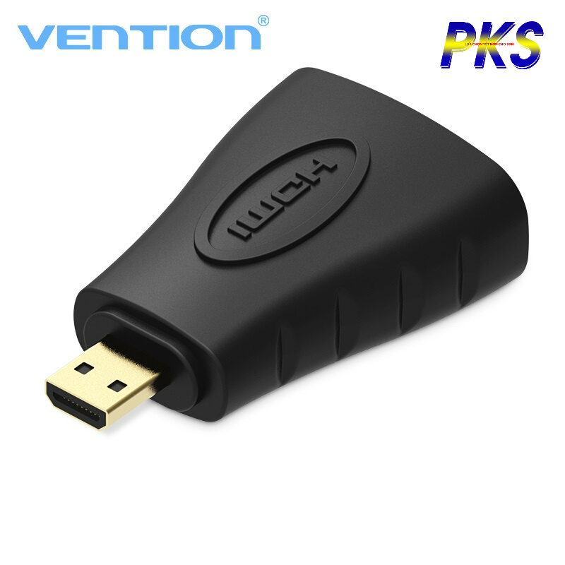 Đầu chuyển Micro HDMI to HDMI Vention H38OHDD hỗ trợ Full HD 1920x1080 - Hàng chính hãng