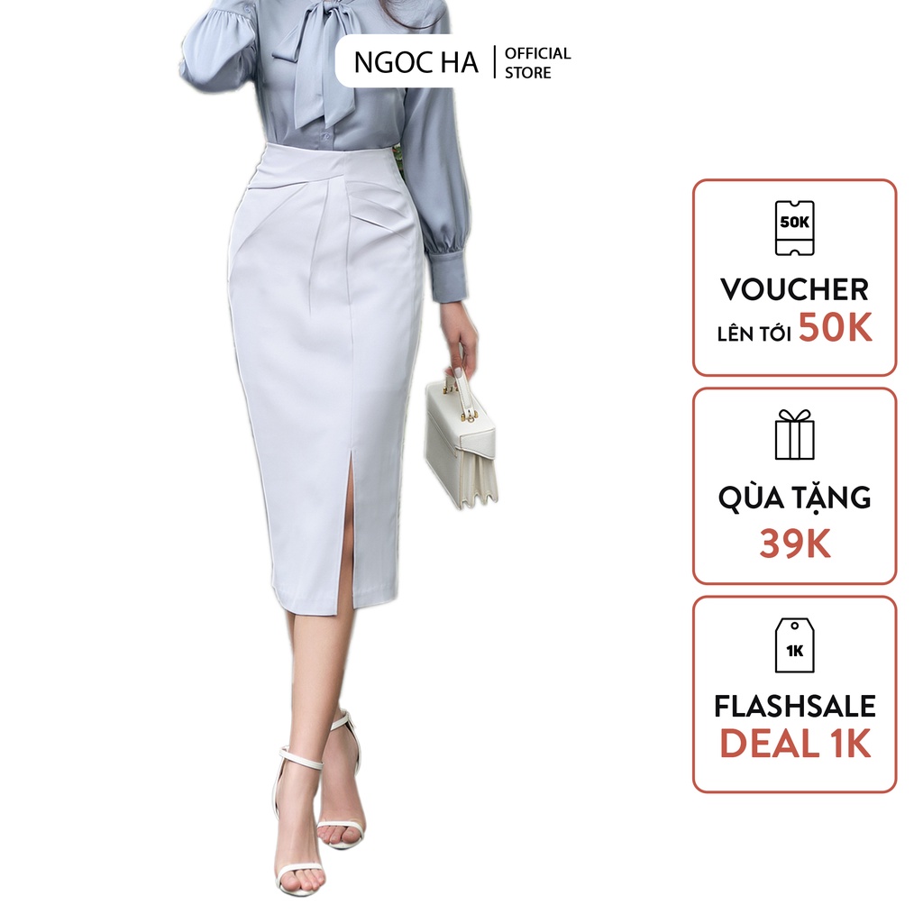 Chân Váy Bút Chì, Chân Váy Công Sở Hiện Đại Trẻ Trung NGỌC HÀ Design L_CV041