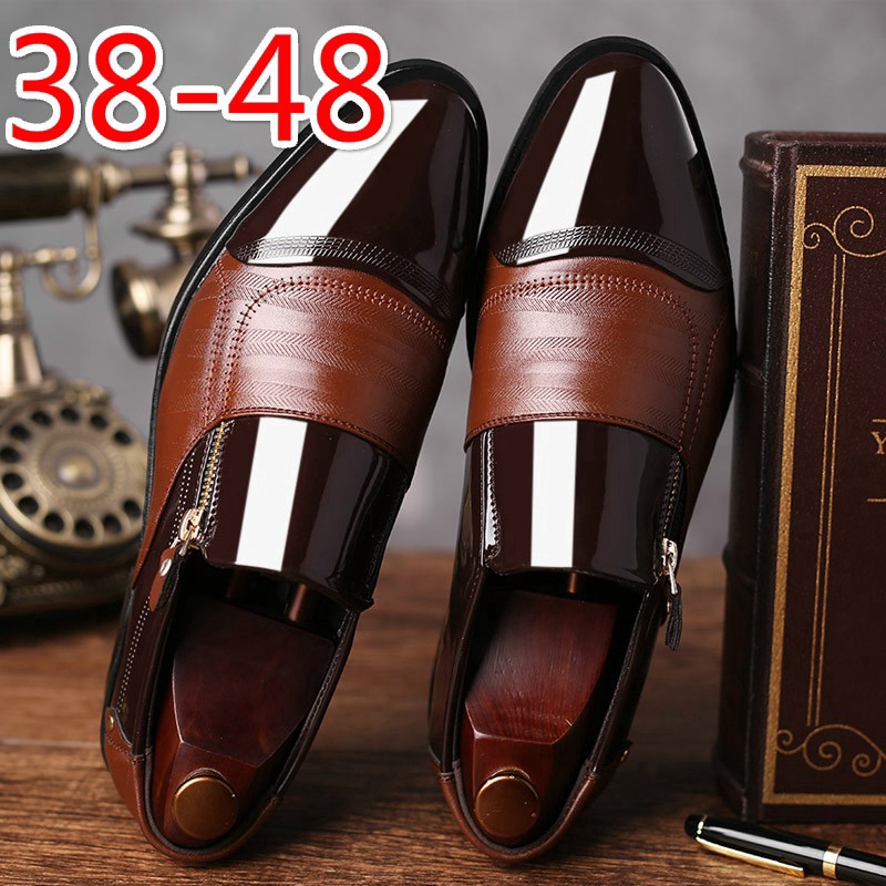 Giày Da Nam Thời Trang Lịch Lãm Size 45 46 47