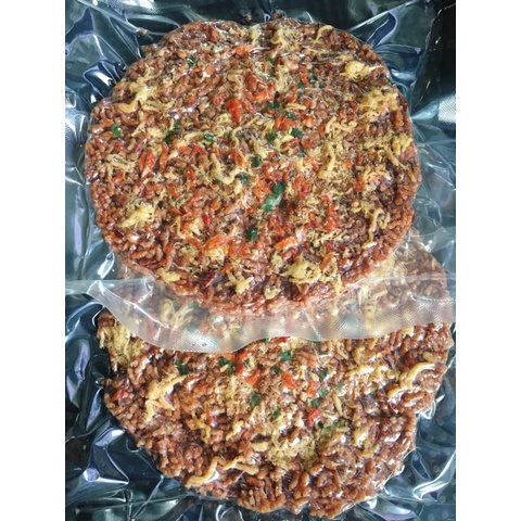 Cơm cháy gạo lứt chà bông - ăn kiêng giảm cân - thức ăn vặt - gói 100g