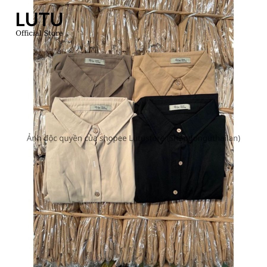 Váy Sơ mi Thô Mềm Chiết Eo Lưng Chun Phong Cách Ulzzang